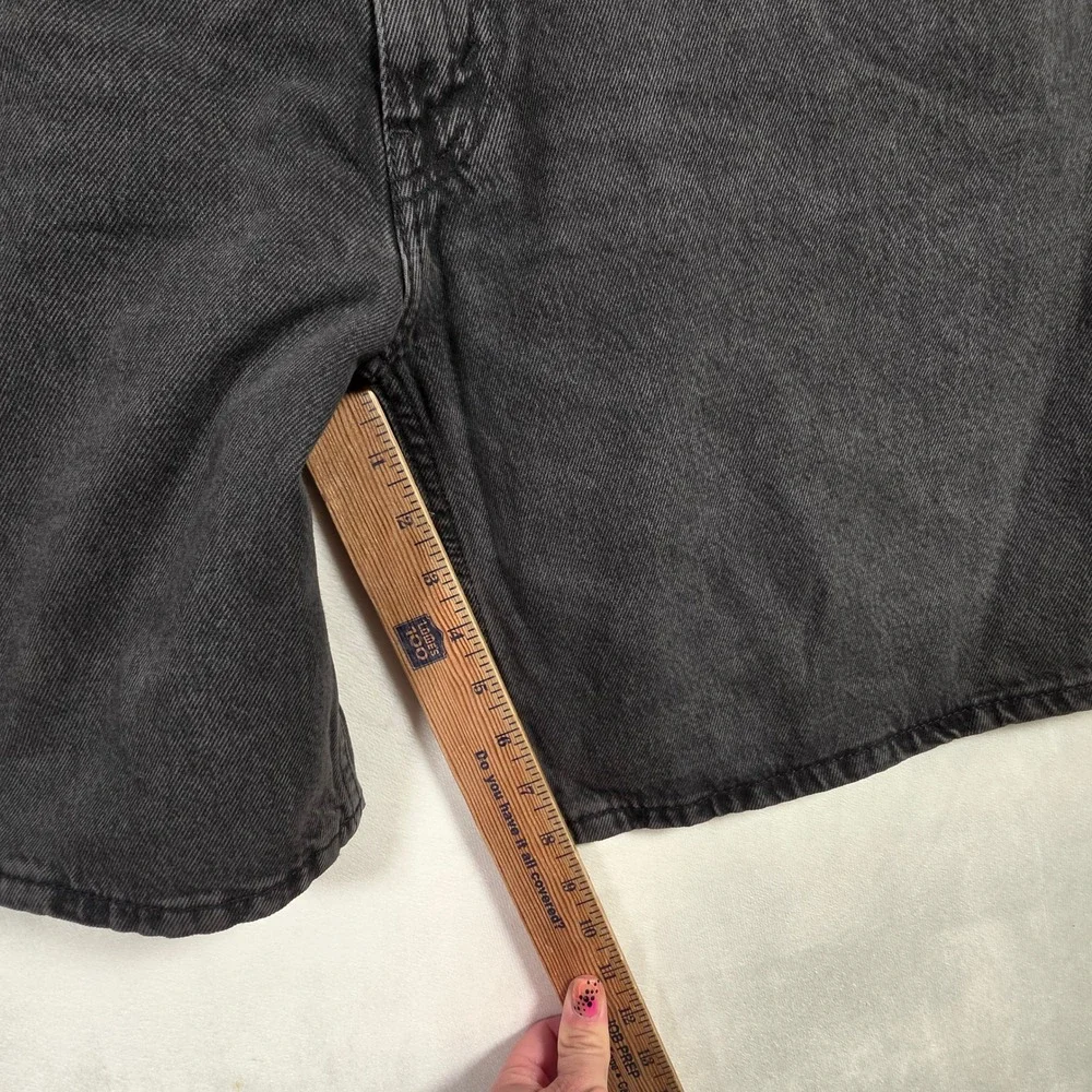 NEW Levi's 454 Relaxed Shorts Mens 40 Black Denim Cotton‎ Workwear Casual Grunge